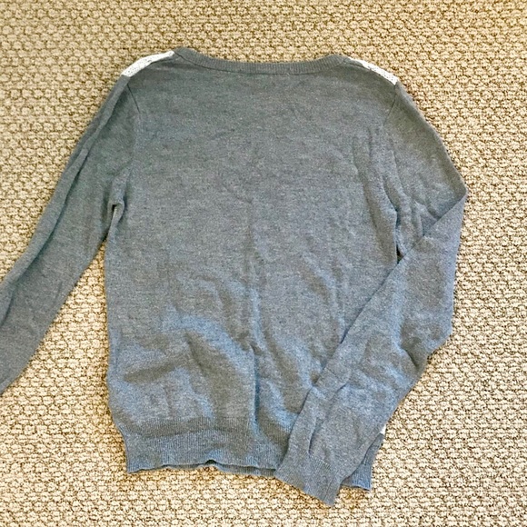 Lace embroidered sweater - Picture 2 of 3